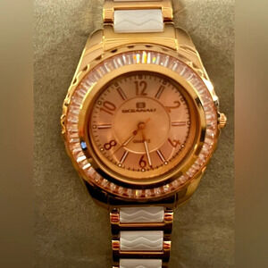 ⭐️ Oceanaut rose gold & ivory/white/cream watch - NEW in box, never worn